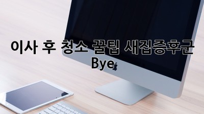 이사 후 청소🧹 꿀팁🍯 새집증후군 Bye! 👋
